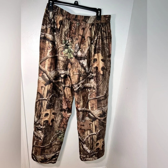 Mossy Oak, L, break up infinity, toggle elastic waist zip wide leg pocketed camo - Picture 2 of 7